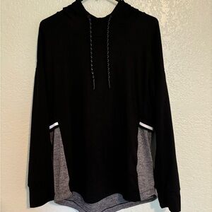 Black and gray hoodie